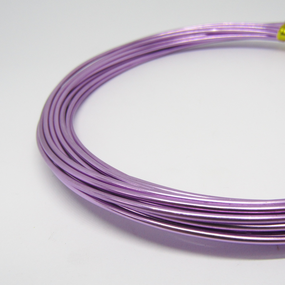 ALAMBRE  ALUMINIO FLEXIBLE 1.5*5M MORADO