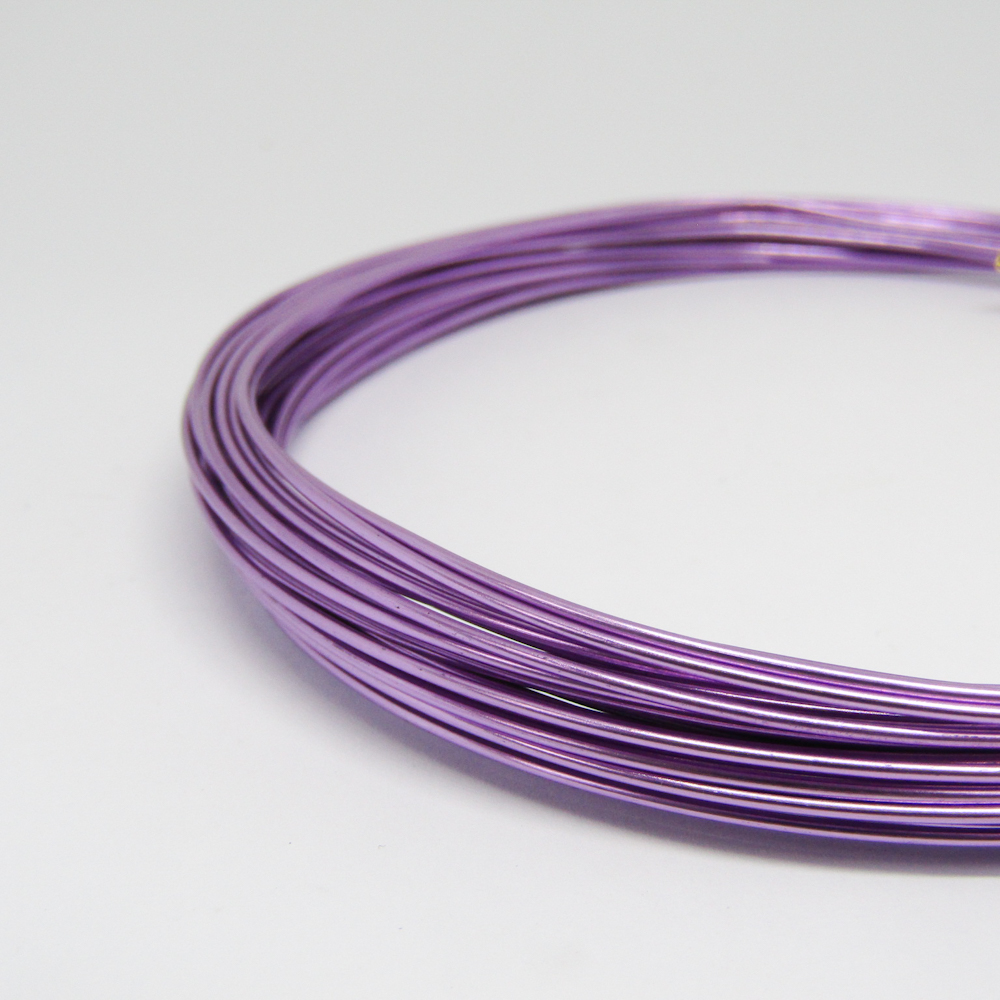 ALAMBRE ALUMINIO FLEXIBLE 1.0*10 M MORADO