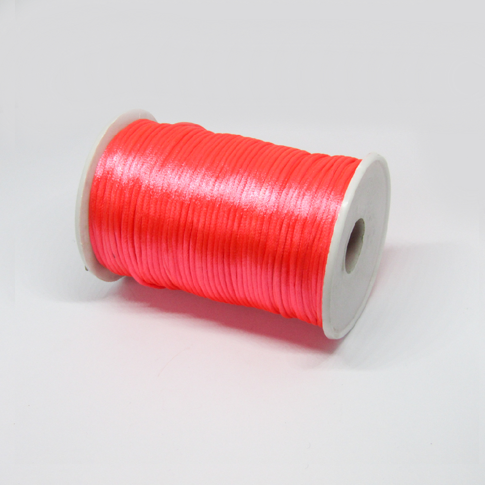 COLA DE RATON ROLLO 2MM   *100 YR ROSA NEON