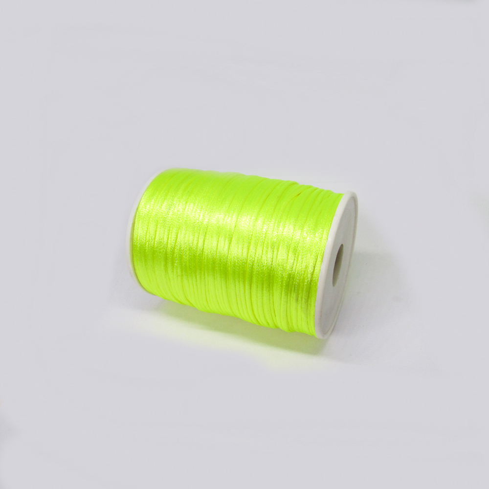 COLA DE RATON 2MM *1YDA AMARILLO NEON