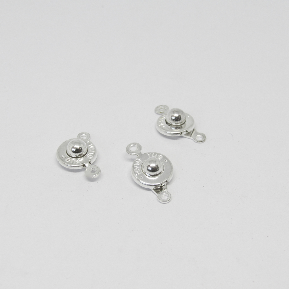 BROCHE NAUTICO PLATEADO 14MM *8PCS