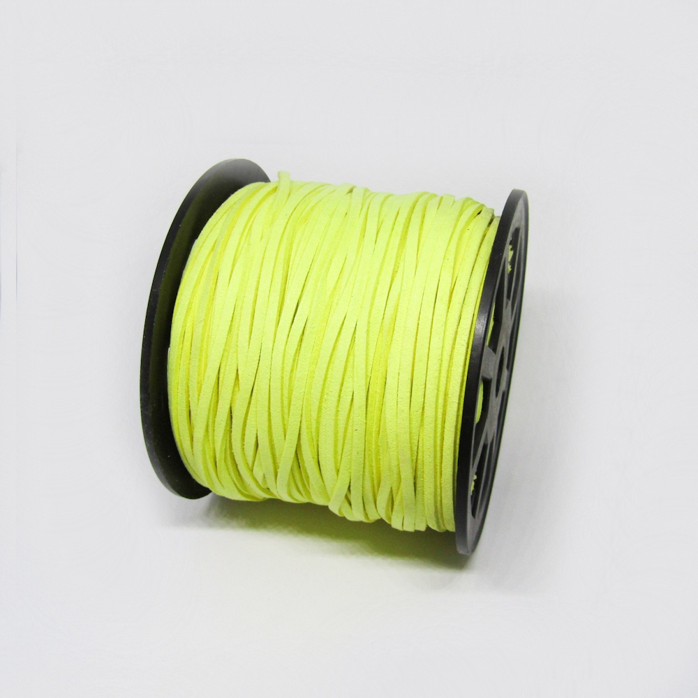 GAMUZA  3*1MM CUERO KOREANO *100 AMARILLO