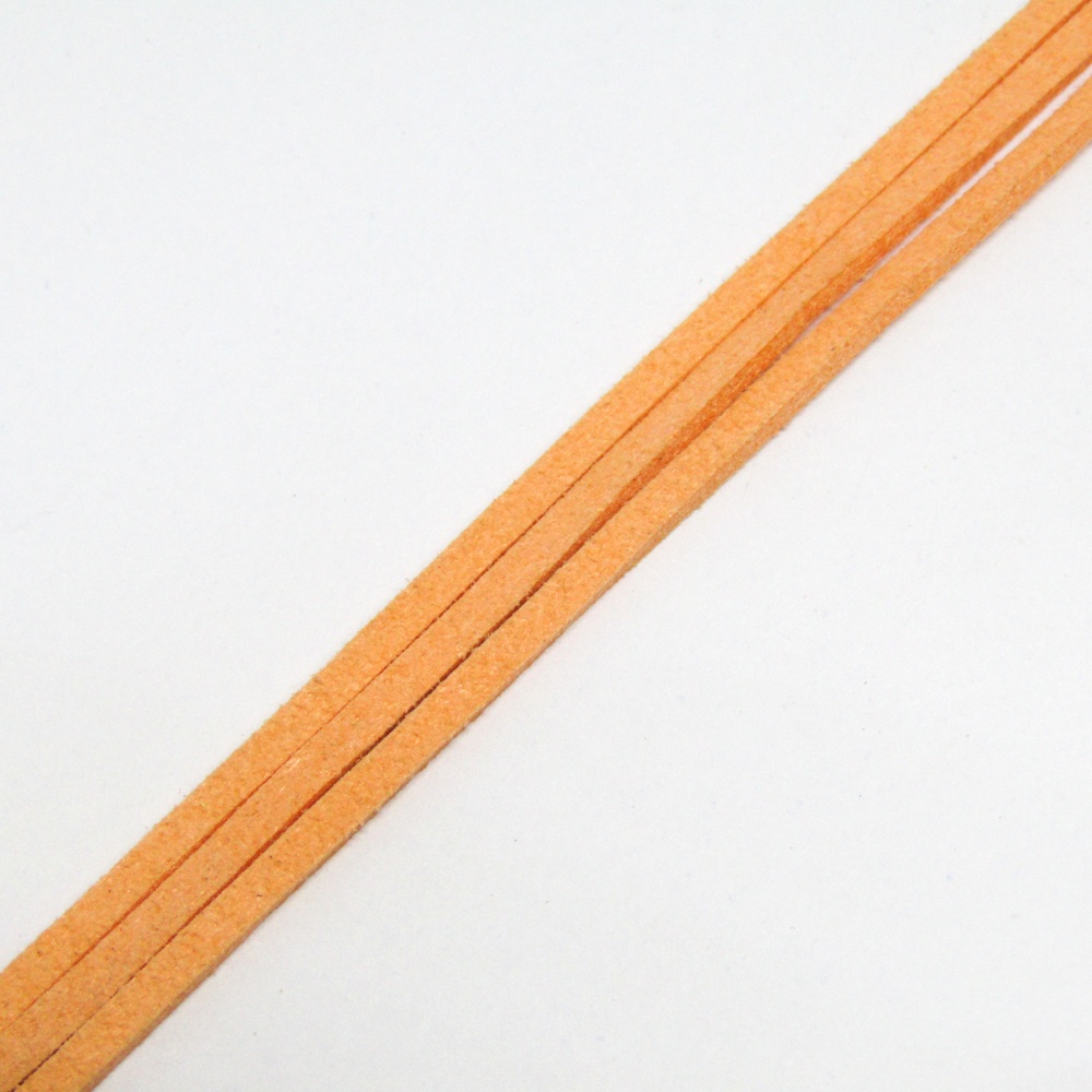GAMUZA 3*1MM NARANJA CLARO