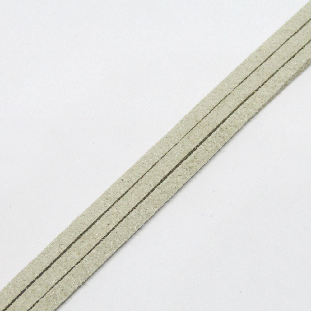 GAMUZA 3*1MM GRIS