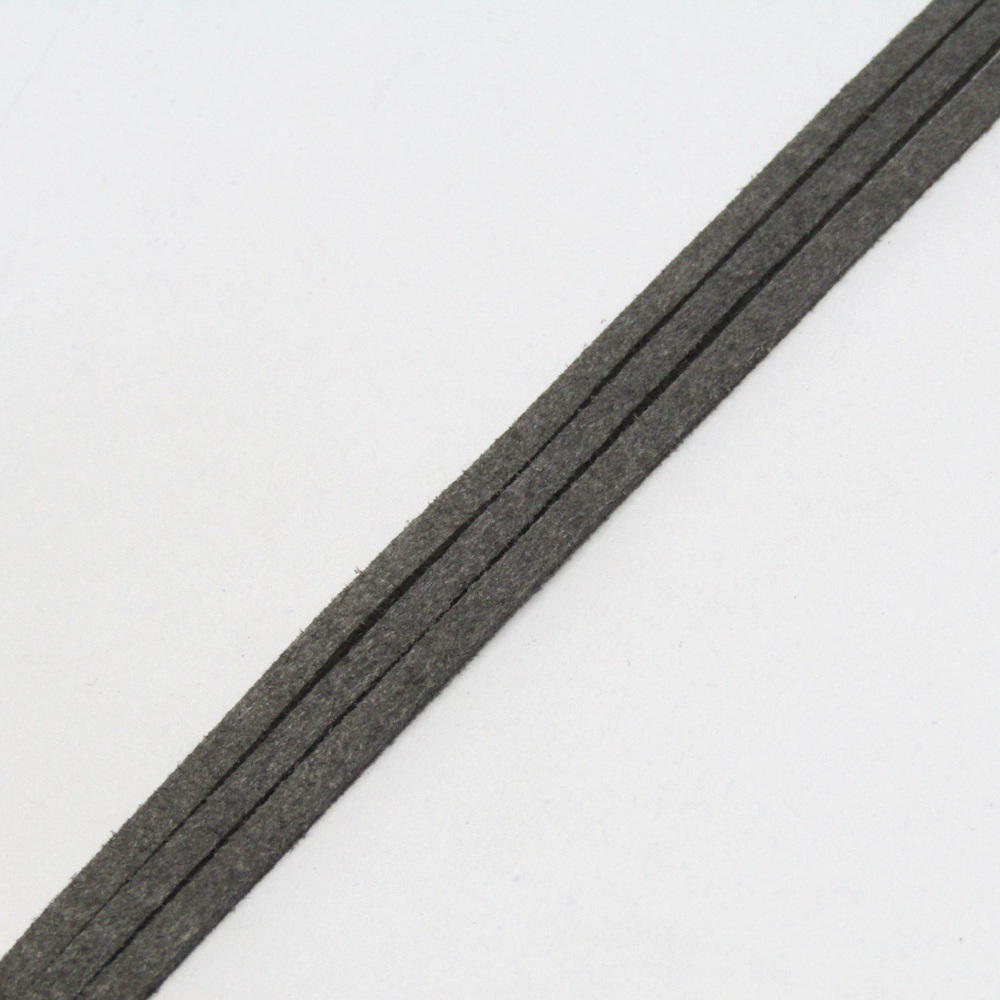 GAMUZA 3*1MM GRIS OSCURO