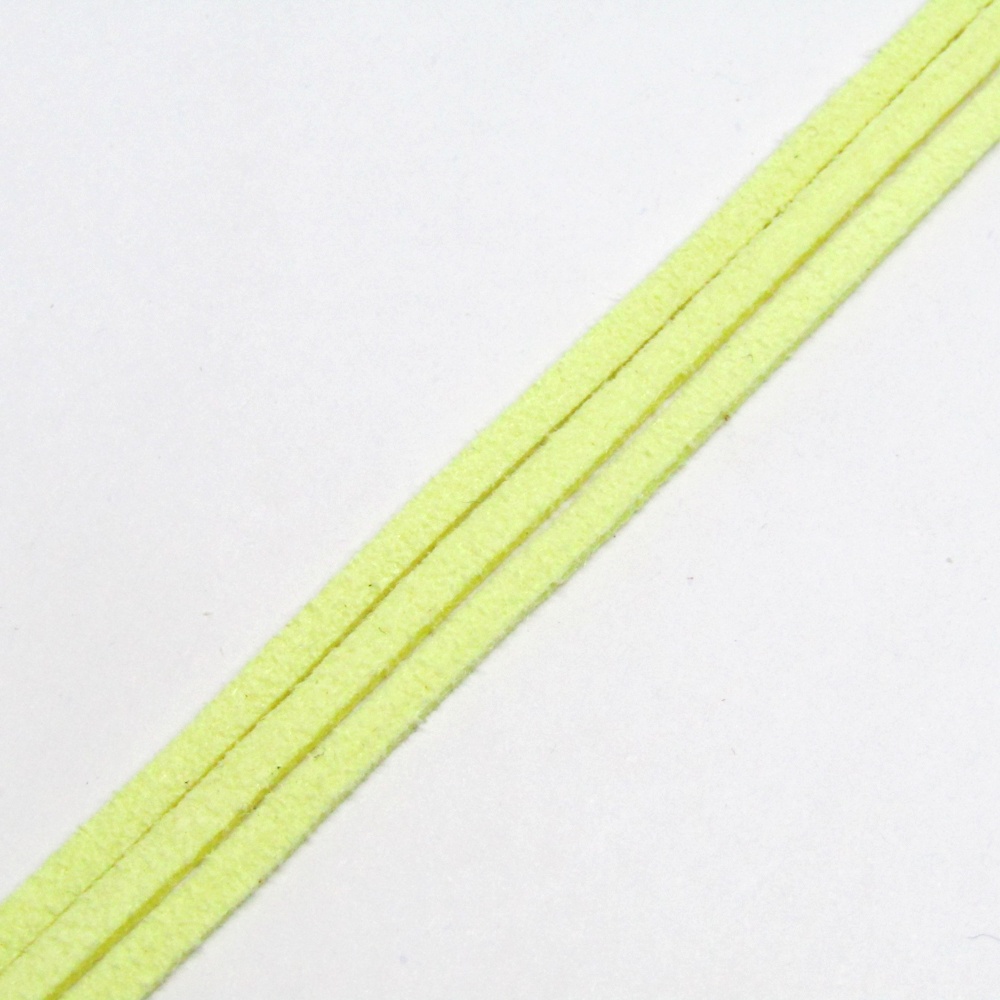 GAMUZA  3*1MM  AMARILLO CLARO