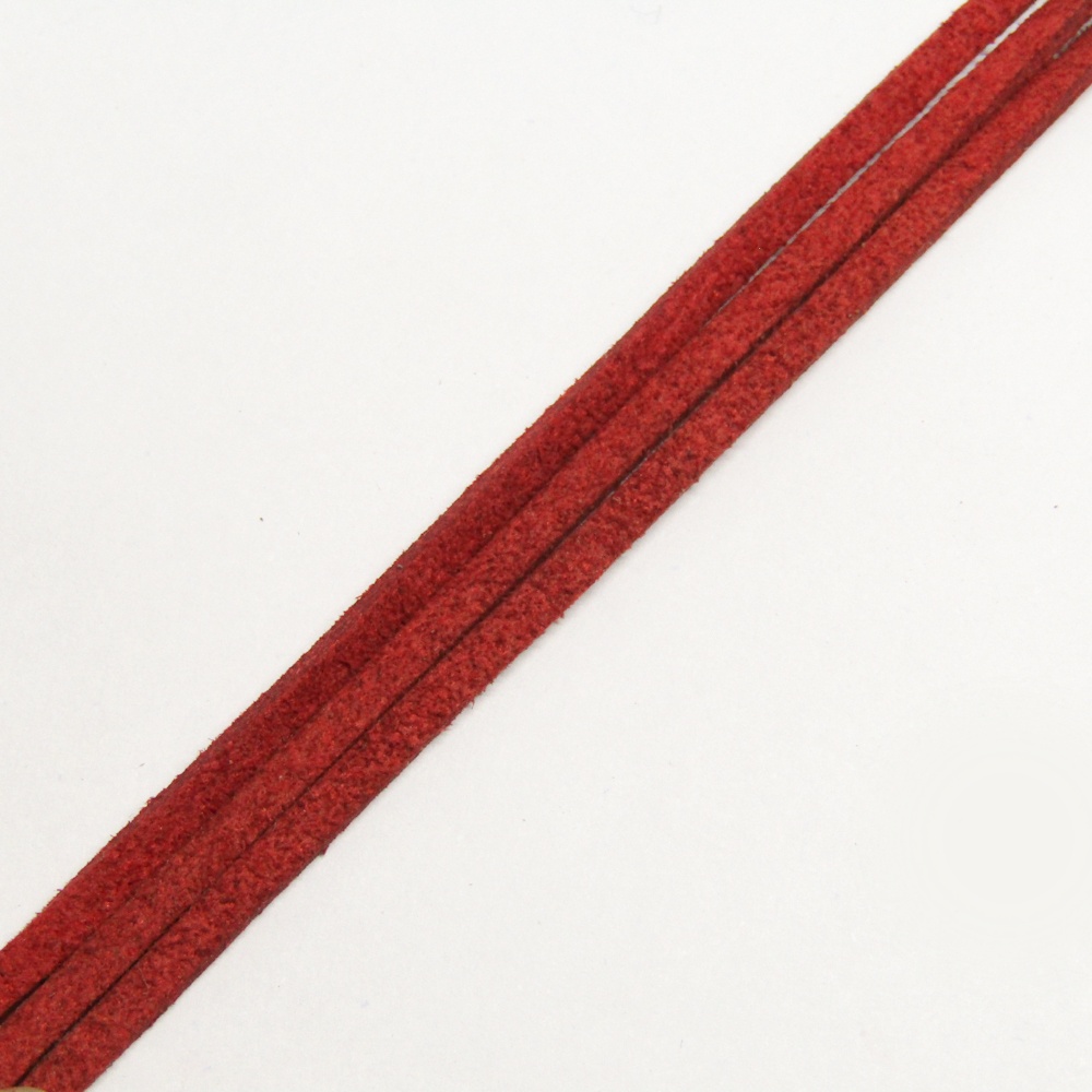 GAMUZA  3*1MM BERMELLON