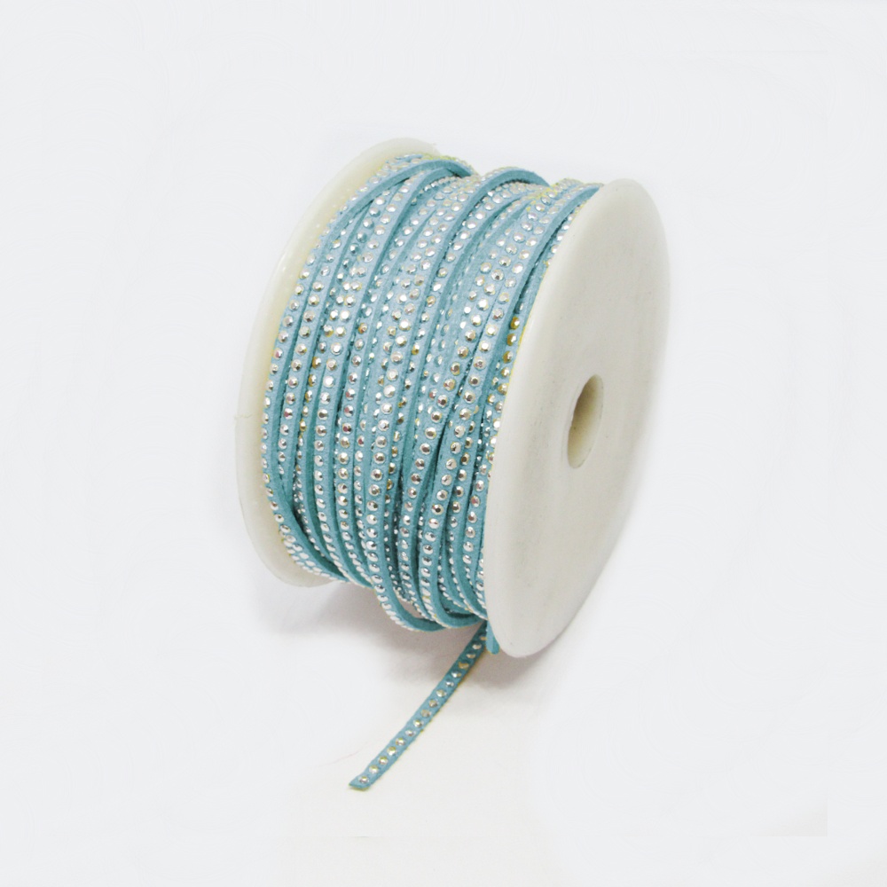 GAMUZA 1 LINEA/TACHE 2MM CELESTE