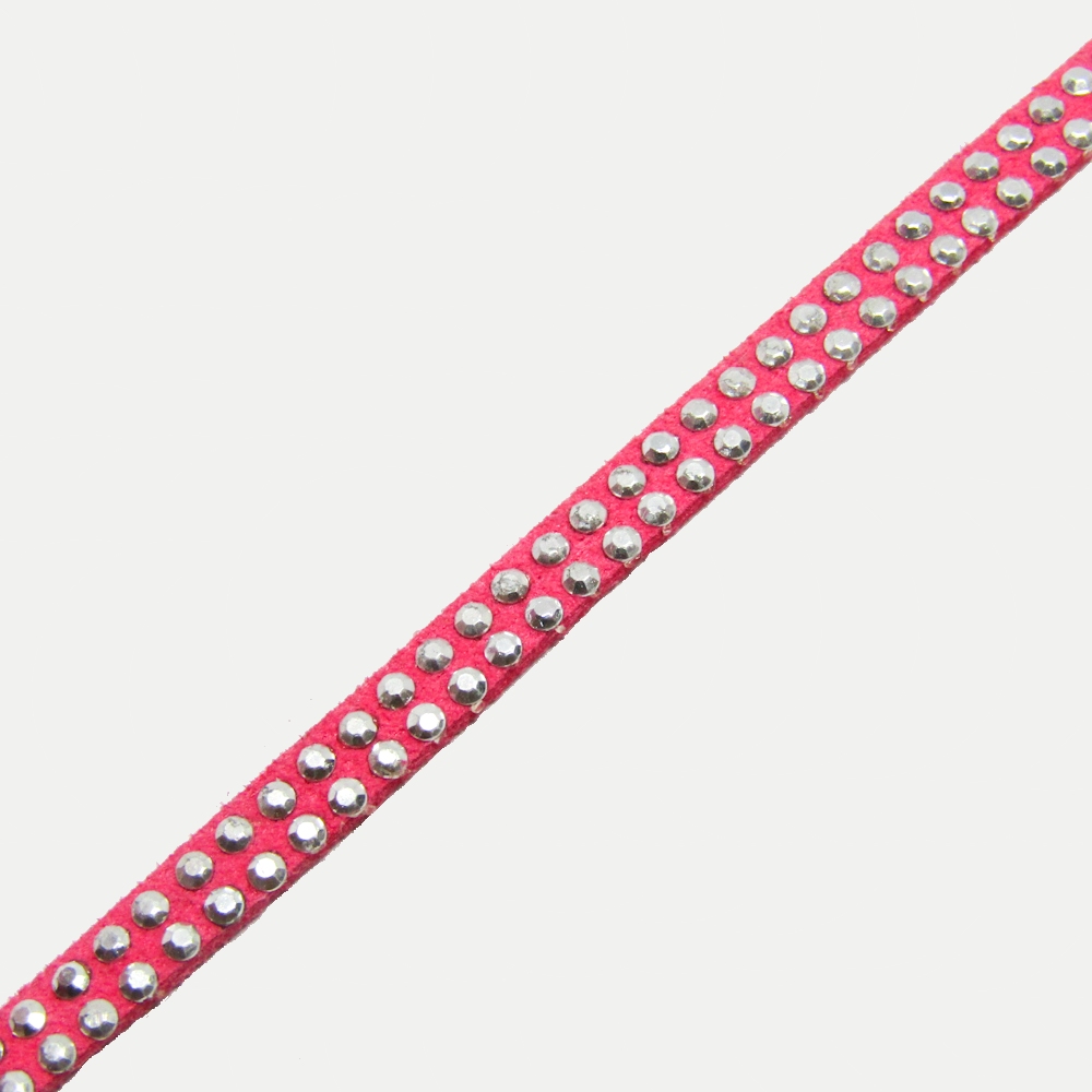 GAMUZA 2 LINEAS/TACHE 4MM ROSADO