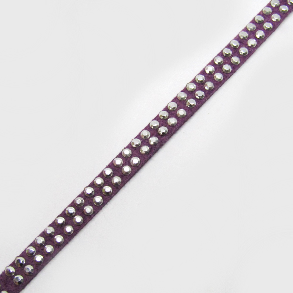 GAMUZA 2 LINEAS/TACHE 4MM MORADO