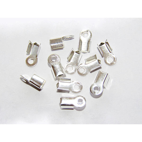 TAPA NUDO C/ TERMINAL  PLATEADO *2000PCS