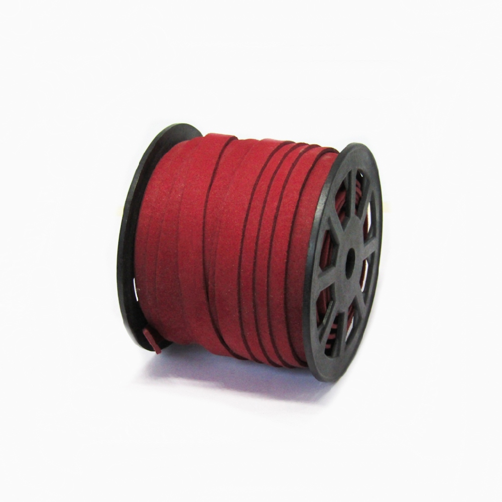 GAMUZA CUERO KOREANO 10MM VINO *25