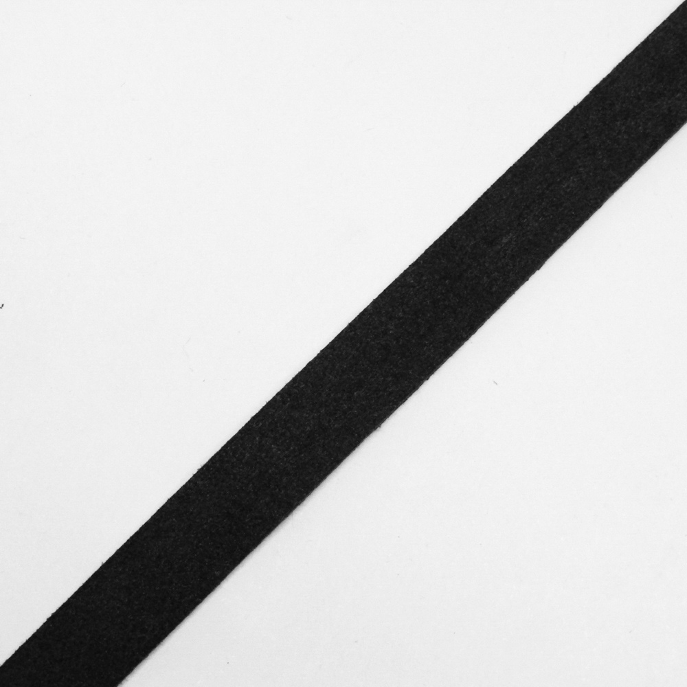 GAMUZA CUERO KOREANO 10MM NEGRO