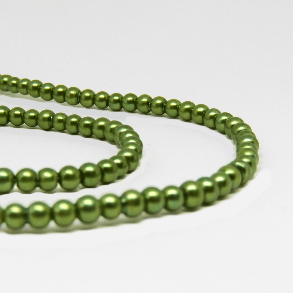 PERLA ACRILICA 4MM VERDE CLARO
