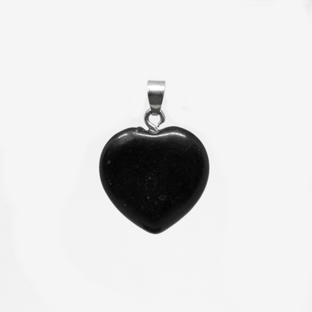 DIJE CORAZON ONIX 21*20MM