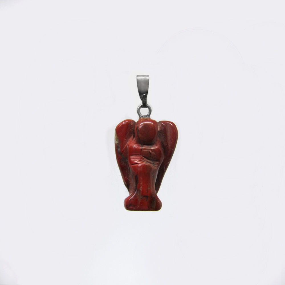 DIJE DE PIEDRA ANGEL JASPE 23*15MM