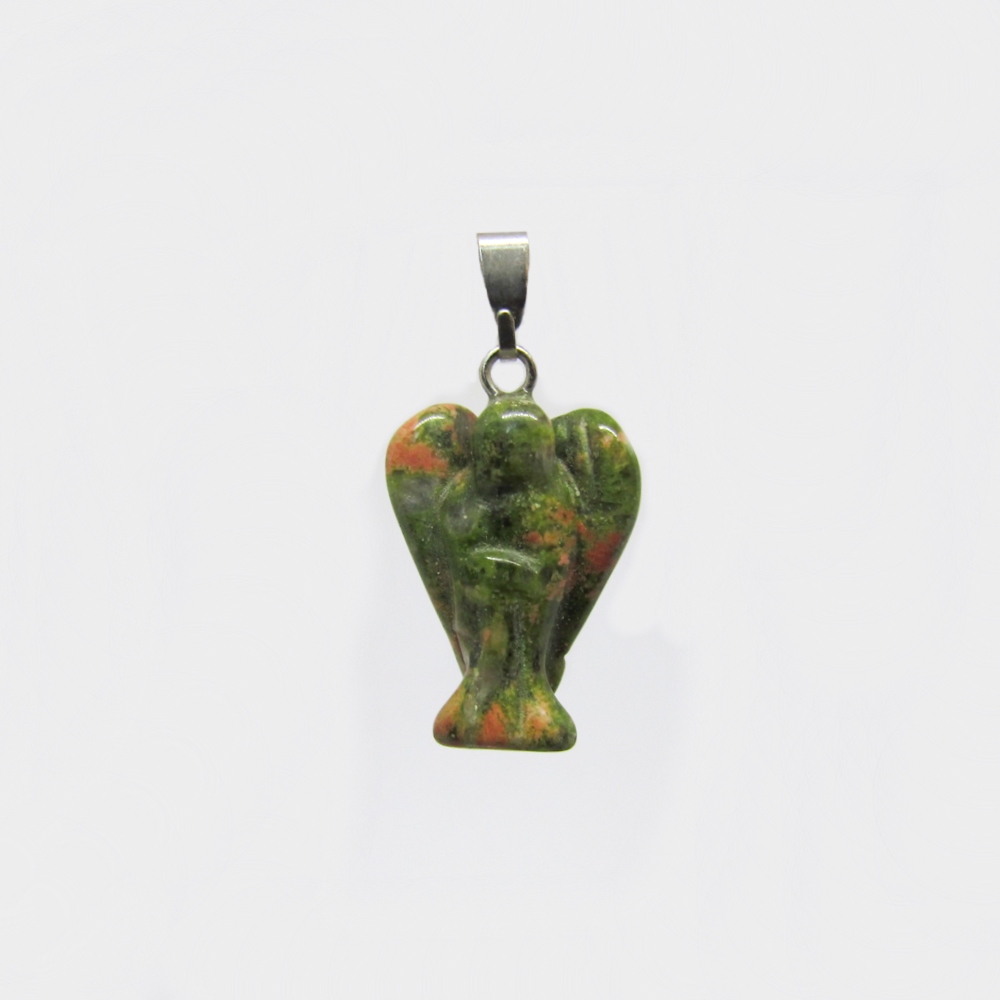 DIJE DE PIEDRA ANGEL UNAKITA 23*15MM