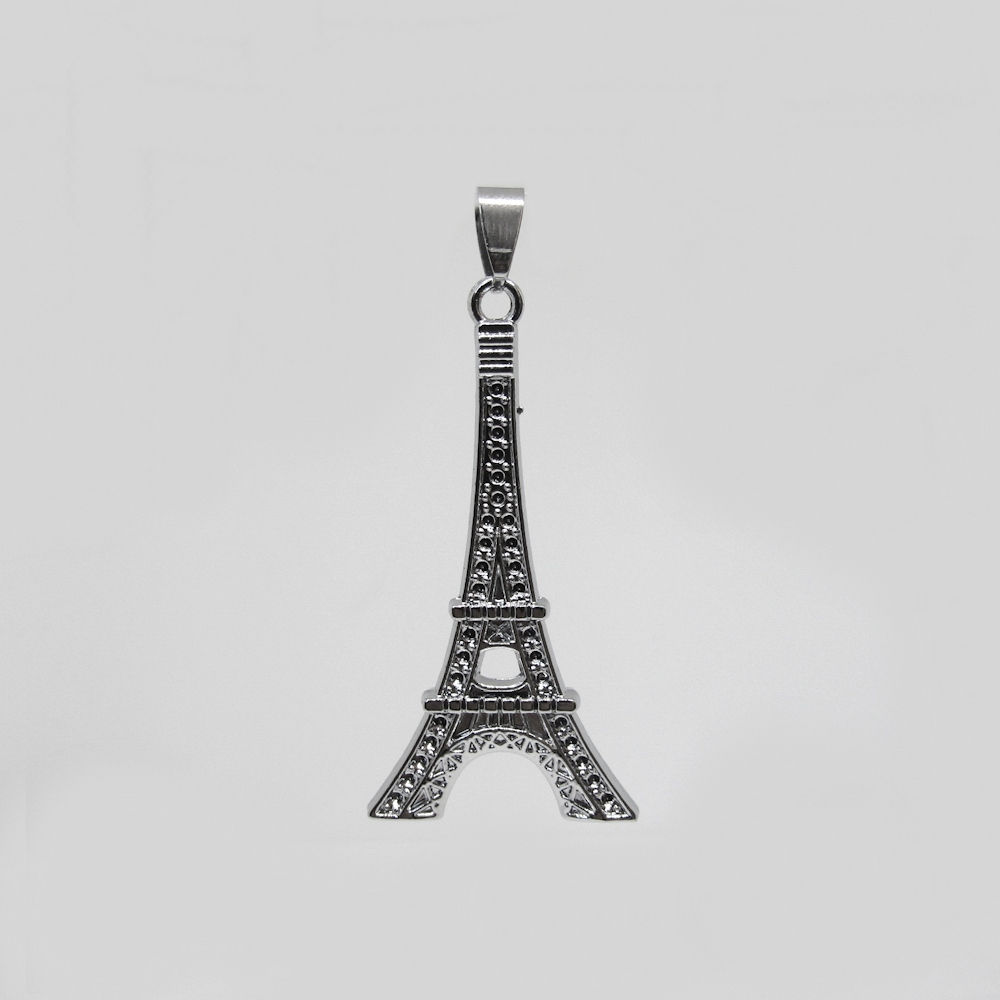 DIJE TORRE EIFEL PLATEADO 54*27MM