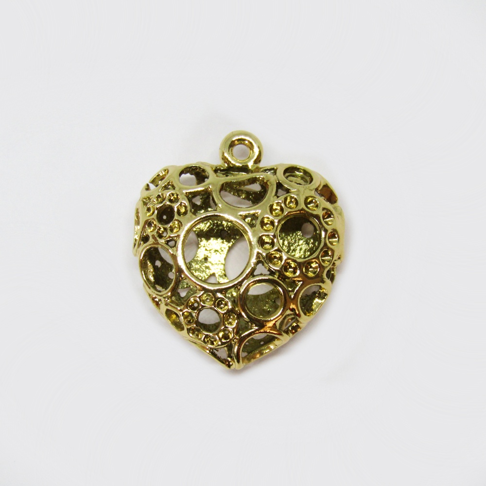 DIJE CORAZON DORADO ESPECIAL