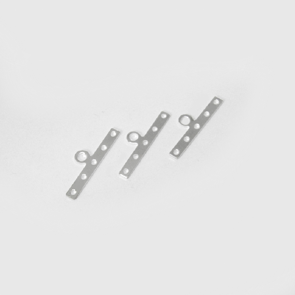 TERMINAL COLLAR #5 *25 MM PLATEADO *24PCS