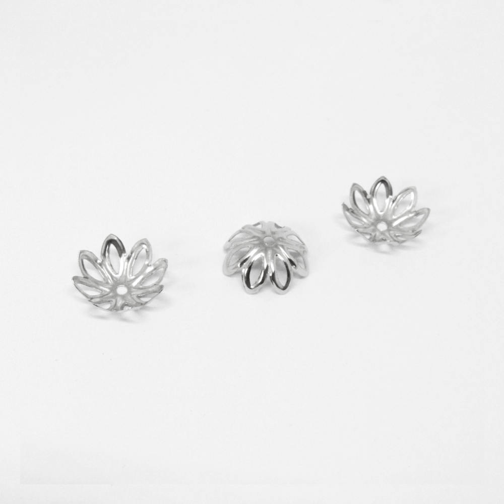 CUBRE PEPA FILIGRANA NIKEL 13MM *40PCS