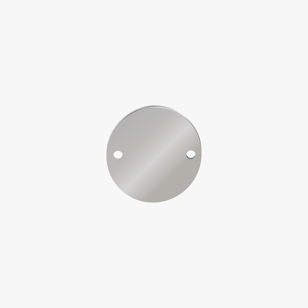 BASE ACERO 316 REDONDA 15MM *1MM 2 HUECOS