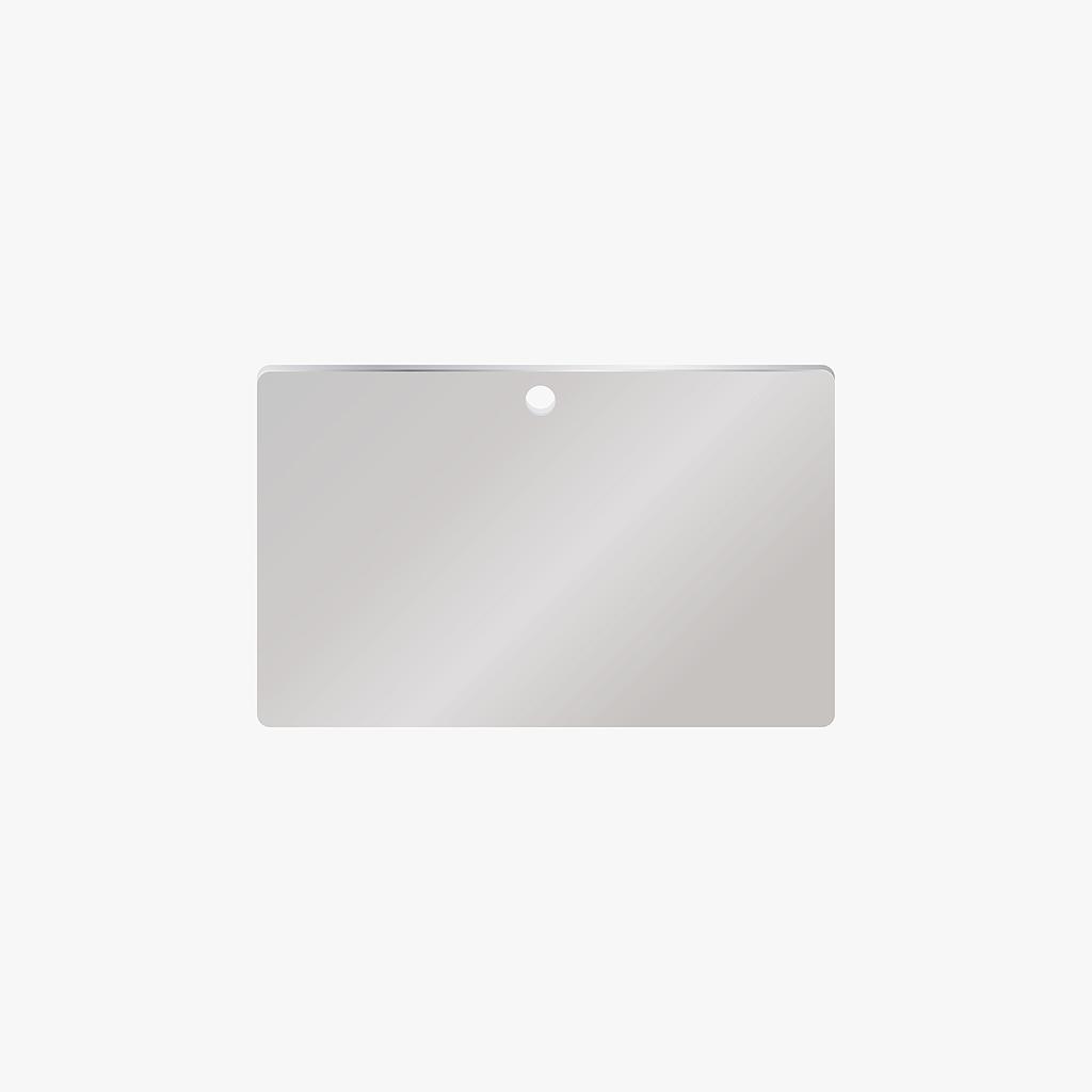 DIJE ACERO RECTANGULAR VERTICAL PLATEADO 41*26*1MM