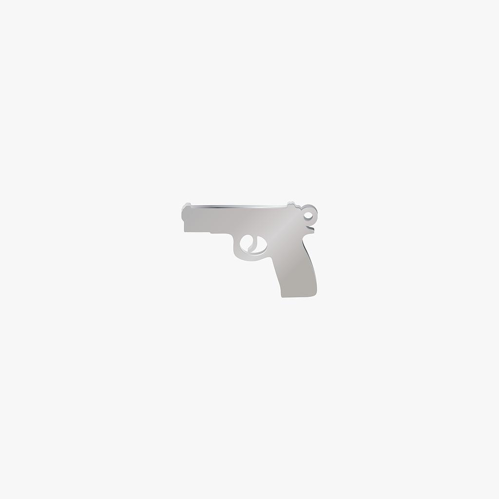 DIJE ACERO PISTOLA 12*18MM