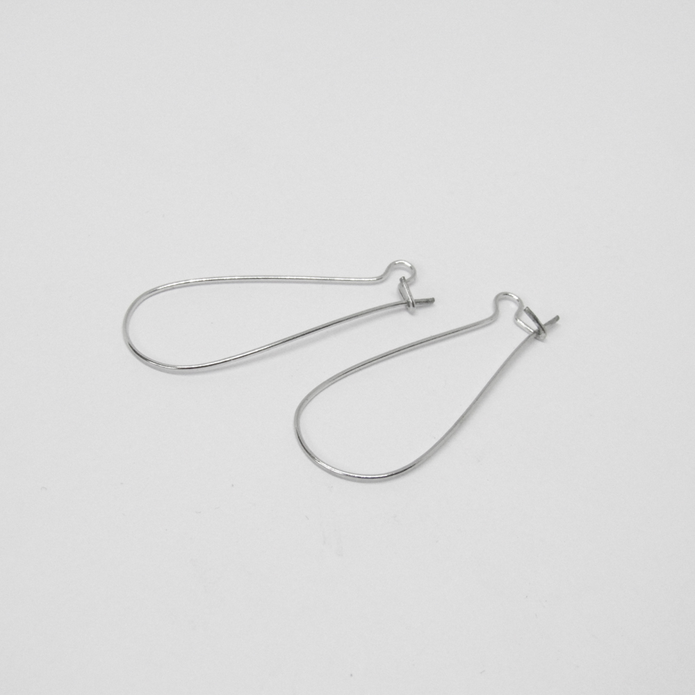 GANCHO ARETE OVAL 35MM NIKEL