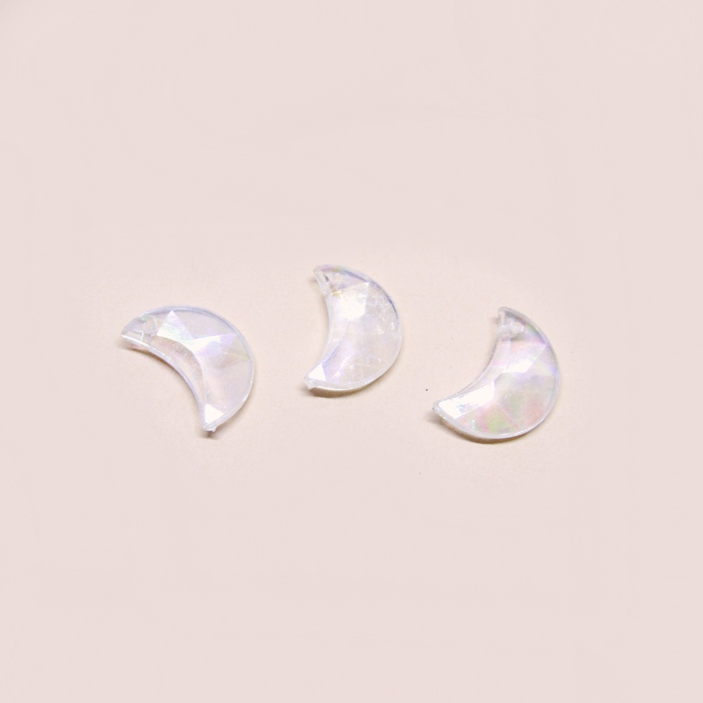 ACRILICO LUNA TRANSPARENTE TORNASOL 19*12MM *500 GRM