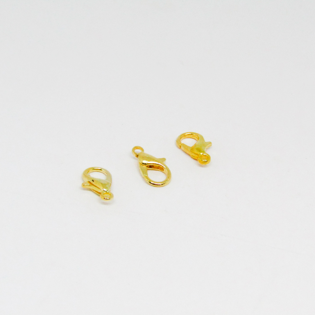 BROCHE PERICO 12MM DORADO