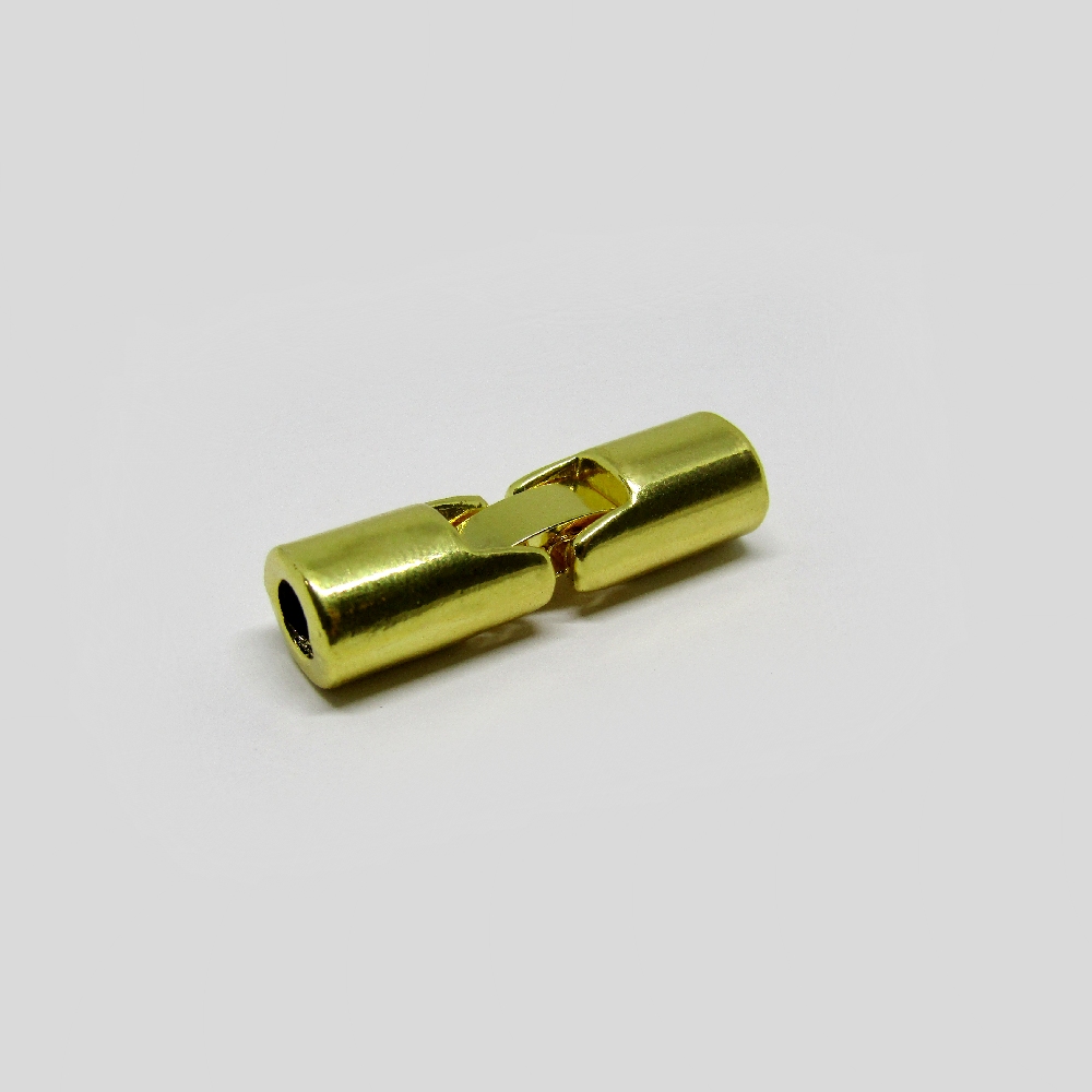 BROCHE SAMAK PARA CUERO 5MM REDONDO DORADO 30*9MM
