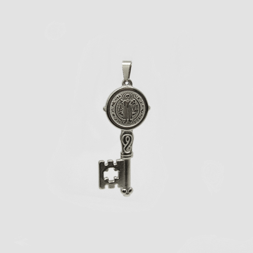 LLAVE ACERO SAN BENITO PLATEADO 52*21MM