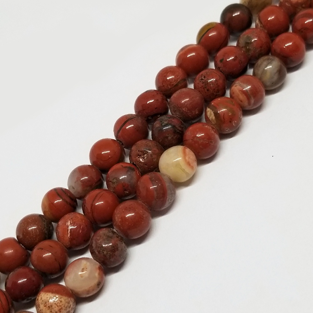 BOLA JASPE ROJO 10MM