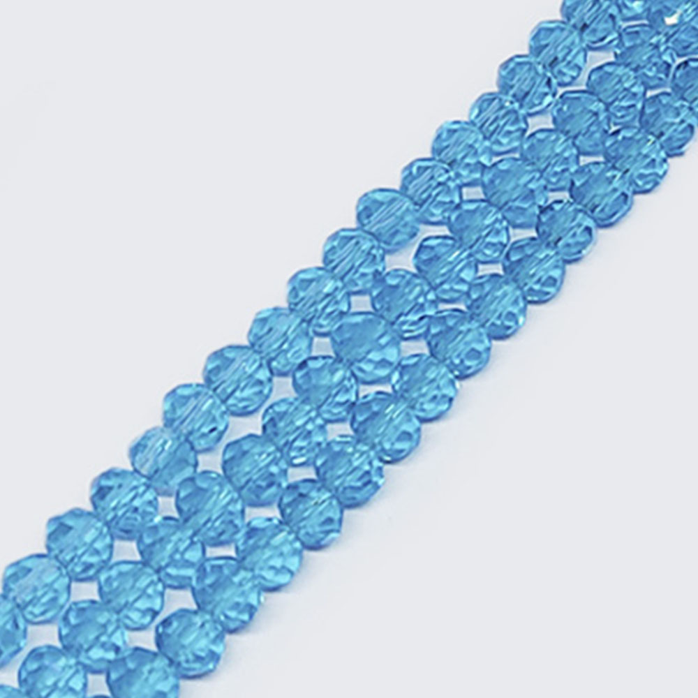 DONA CRISTAL CELESTE TRANSPARENTE 8*10MM