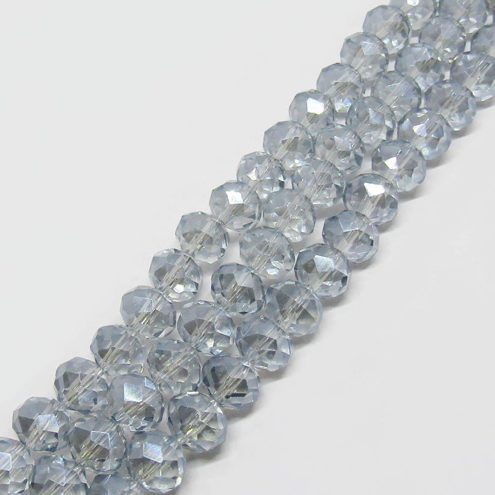 DONA CRISTAL GRIS TRANSPARENTE TORNASOL 5*6MM
