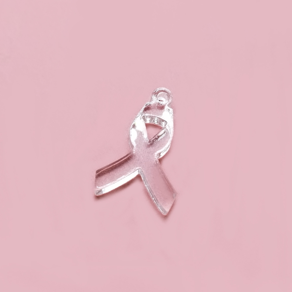 DIJE ACRILICO LISTON CANCER 16*10MM *4PCS
