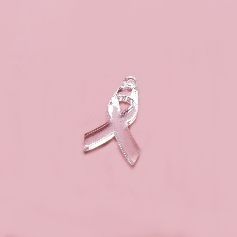 DIJE ACRILICO LISTON CANCER 20*13MM *4PCS