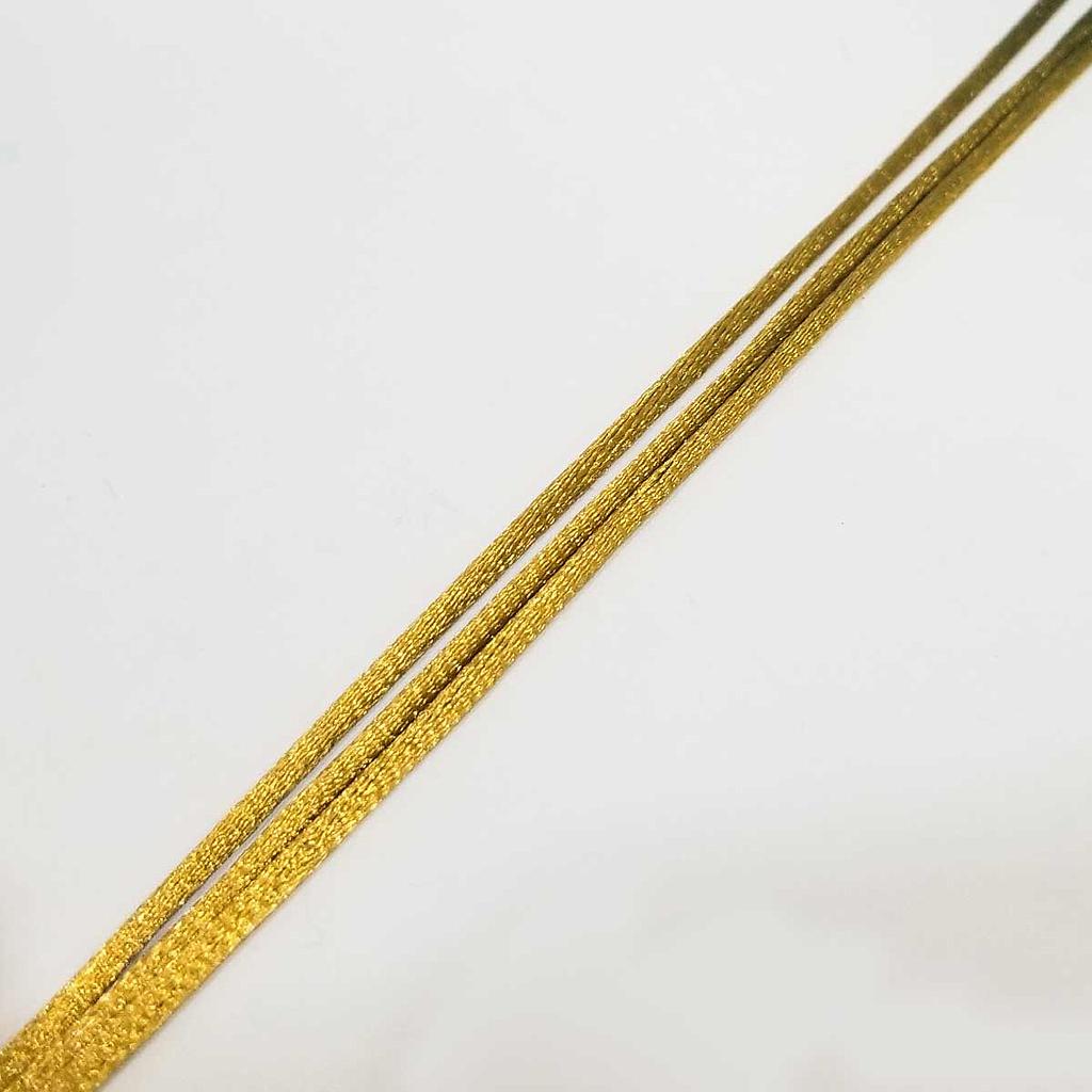 COLA DE RATON 2MM *1YDA DORADO CLARO
