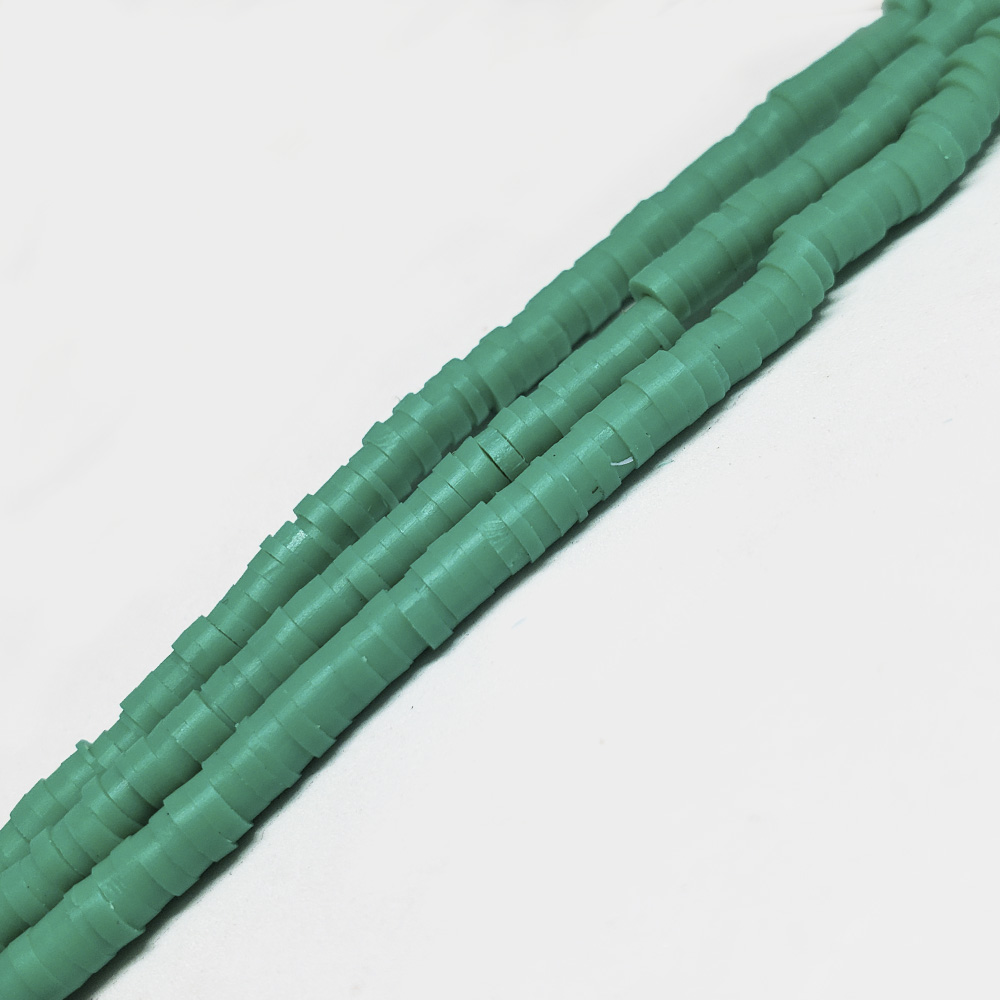 PUKA VERDE TURQUESA CLARO 4MM