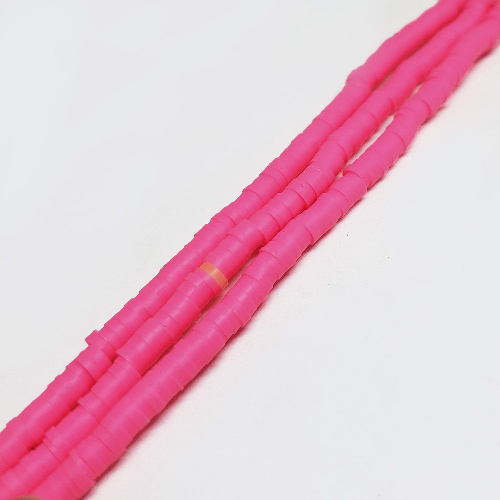 PUKA ROSA NEON 4MM