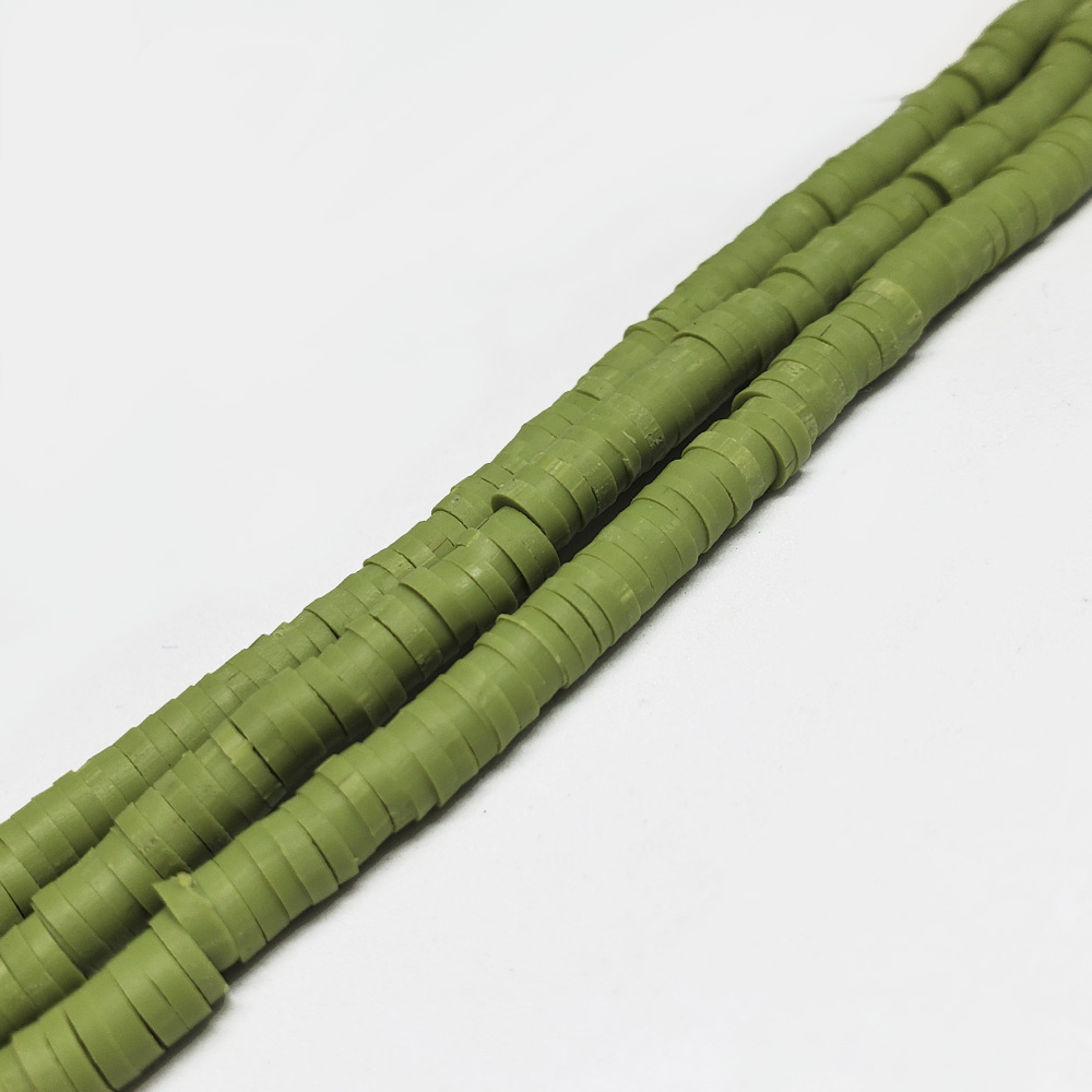 PUKA VERDE OLIVO MATE 4MM