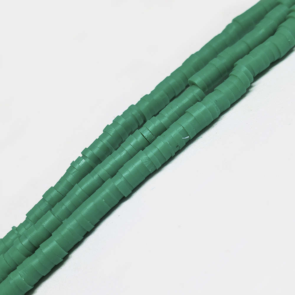 PUKA VERDE TURQUESA OSCURO 6MM