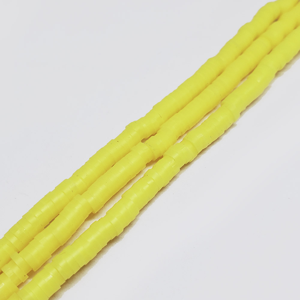 PUKA AMARILLO NEON CLARO 6MM