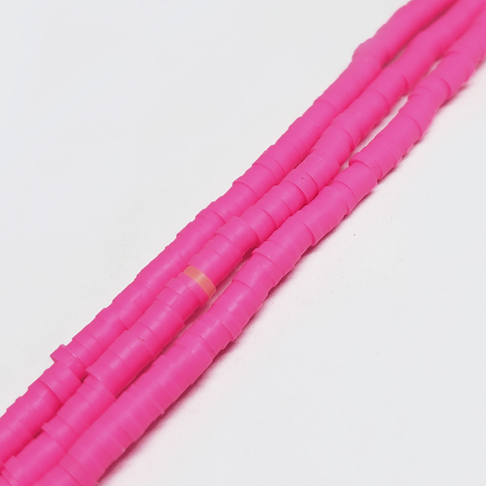 PUKA ROSA NEON CLARO 8MM