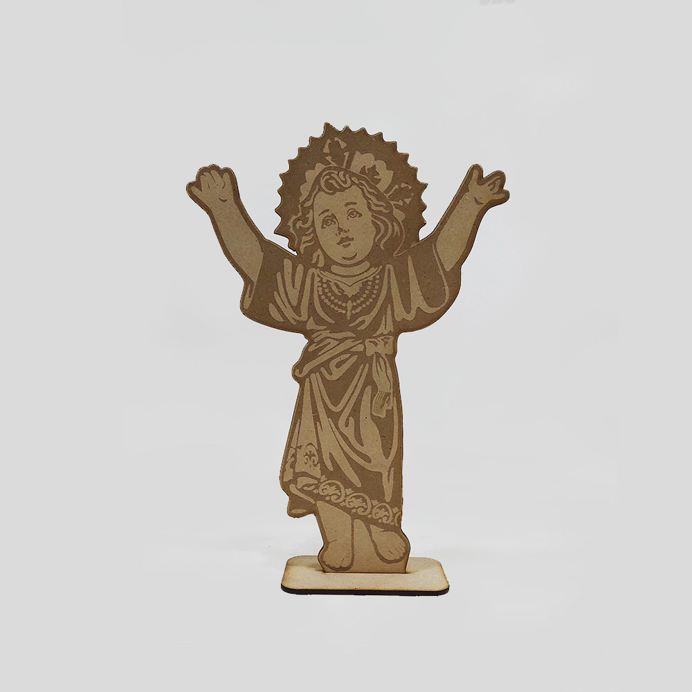 DIVINO NIÑO CON BASE MDF 26.5*18.2CM *3MM