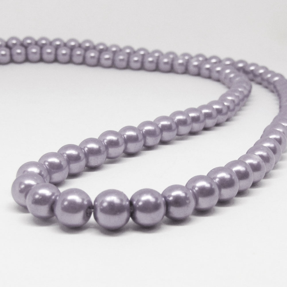 PERLA ACRILICA 8MM LILA O44