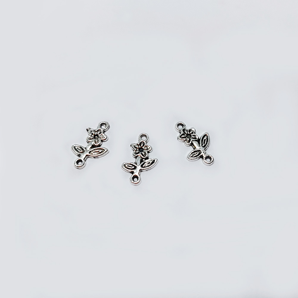 DIJE PEWTER FLOR 16*9MM 793