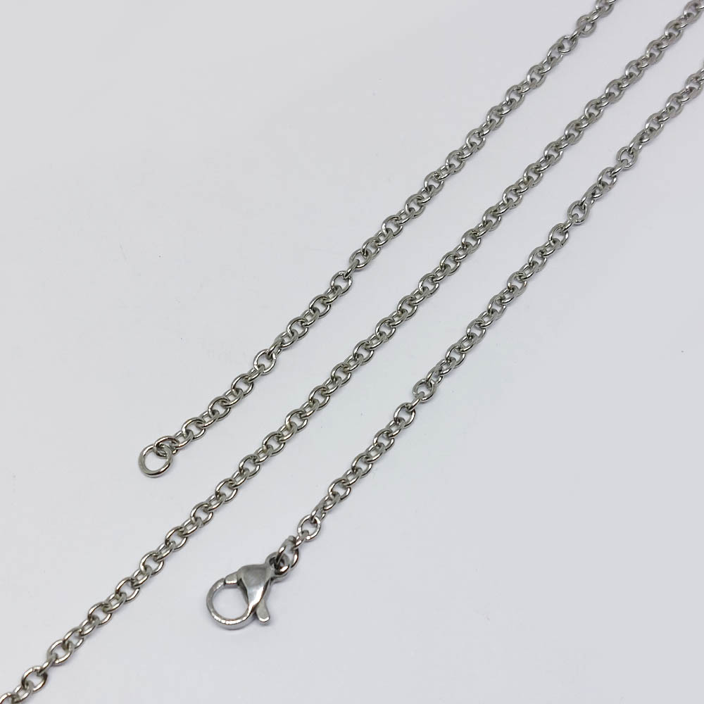CADENA ACERO ESLABON SEMI OVAL 3*2.5MM *45CM