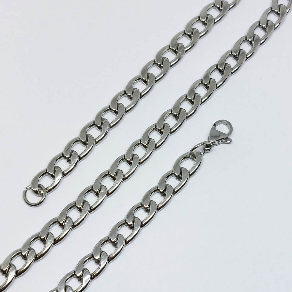 CADENA ACERO ESLABON SEMI OVAL 11*7MM *51CM